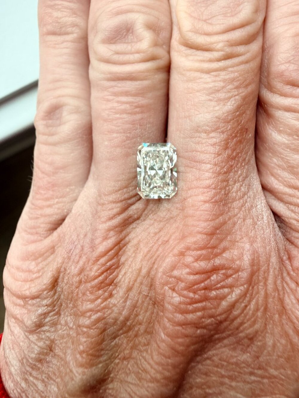 2.90 CT Radiant Lab Grown Diamond F VVS2 IGI